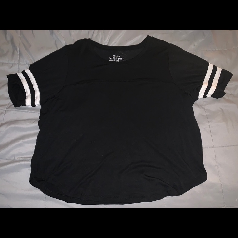 Black and white striped shirt